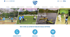 Desktop Screenshot of clubedecampodebrotas.com.br